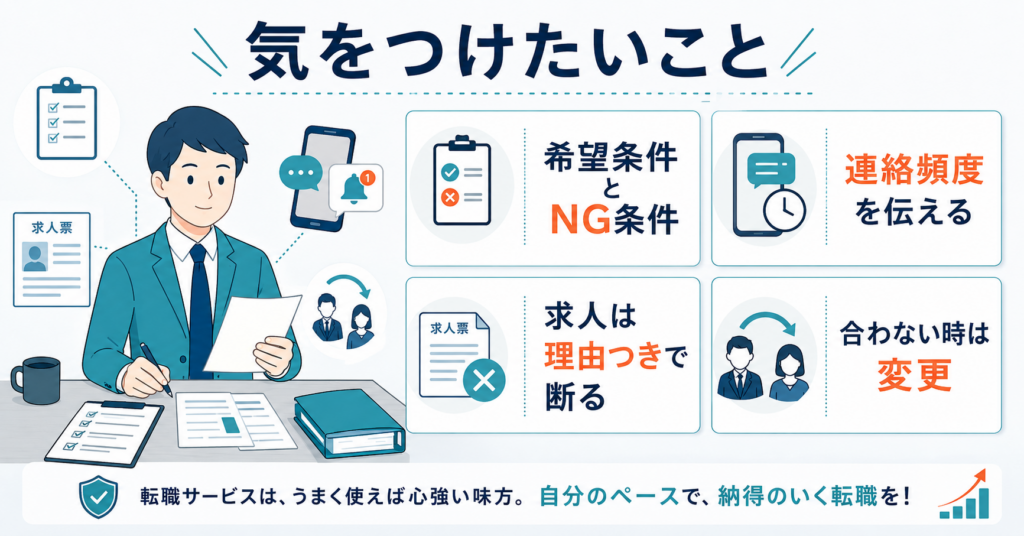 デメリットを避けるために気をつけたいこと