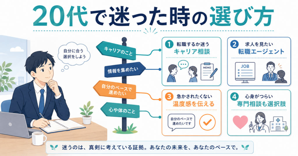 20代で迷った時の選び方