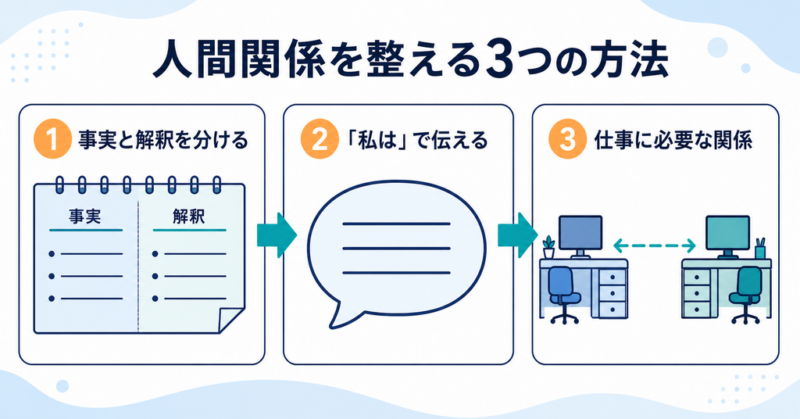 職場の人間関係を心理学で整える3つの方法